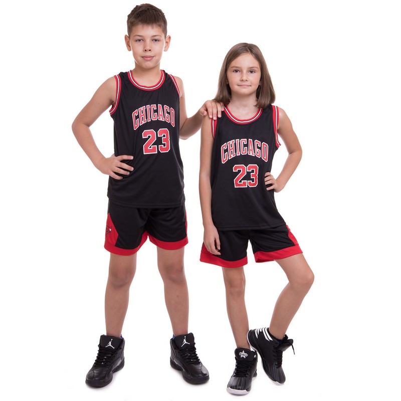 Форма баскетбольна дитяча NBA клуб Chicago Bulls 23 5351 S-2XL Червоний-білий