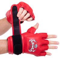 Рукавиці для змішаних єдиноборств MMA TOP KING Extreme TKGGE S-XL Червоний