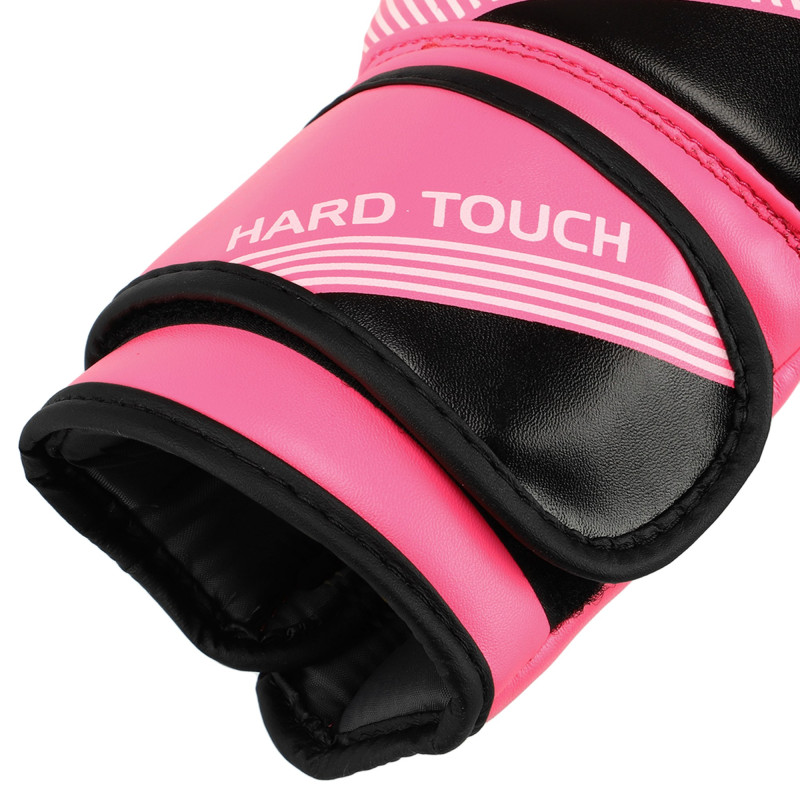 Рукавиці боксерські дитячі на липучці PU HARD TOUCH BO-7709 4-8 унцій Салатовий-чорний