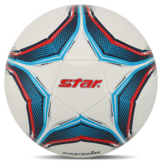 М'яч футбольний STAR CAPTAIN SB8665 №5 PU білий-синій-червоний