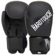 Рукавиці боксерські на липучці PU HARD TOUCH BO-4432 10-14 унцій Чорний-зелений