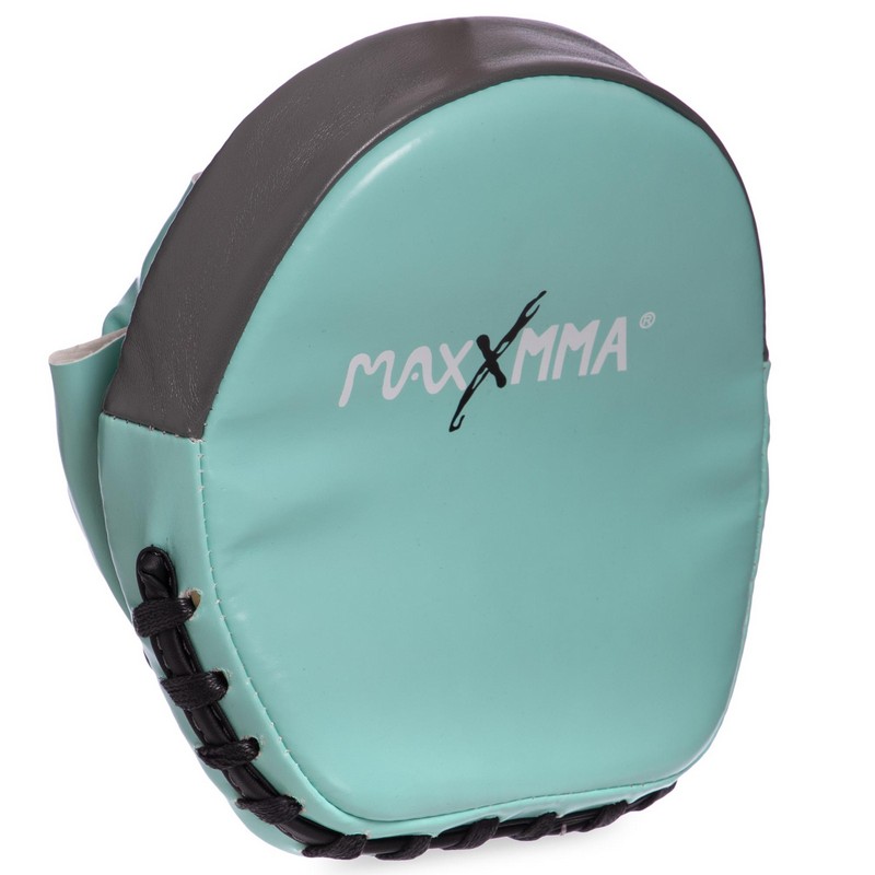 Міні-лапа боксерська вигнута тренувальна PU MAXXMMA MP04 15x15x4см 2штуки