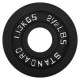 Млинці диски сталеві пофарбовані STANDARD SC-80103-2_5LB 50мм 1,13 кг сірий