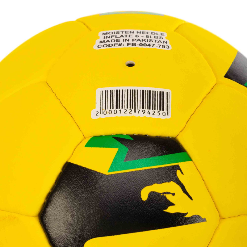 М'яч футбольний BALLONSTAR BRAZIL FB-0047-793 №5 PU жовтий-зелений