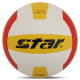 М'яч волейбольний STAR DIRECT VB4055-34 №5 PU білий-жовтий-червоний