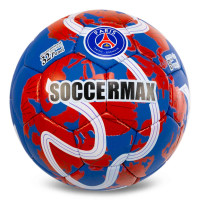 М'яч футбольний SOCCERMAX PARIS SAINT-GERMAIN FB-0047-818 №5 PU темно-синій-бордовий