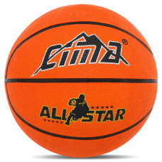 М'яч баскетбольний гумовий CIMA BA-8965 BASKET розмір 7 помаранчевий