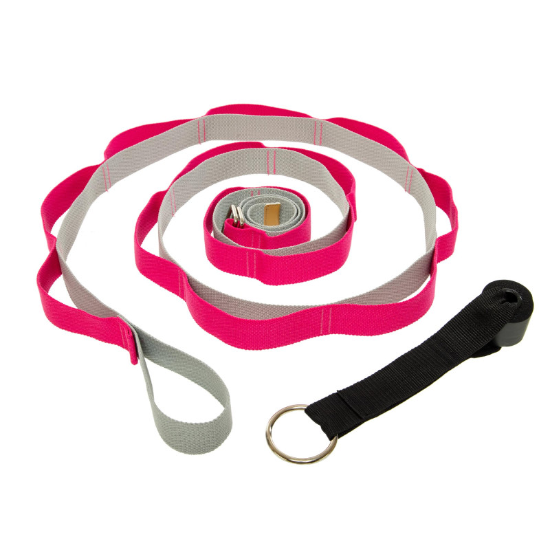 Стрічка стропа з петлями для розтяжки Stretch Strap з дверним якорем Sport PL-1796 14 петель