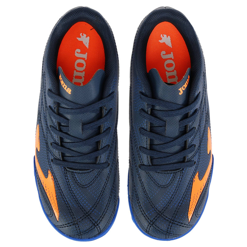 Сороконіжки футбольні дитячі Joma EVOLUTION JR EVJW25 розмір 31-38 темно-синій-помаранчевий