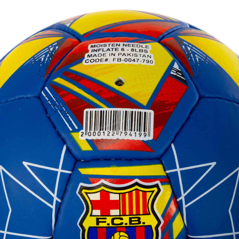 М'яч футбольний BALLONSTAR BARCELONA FB-0047-792 №5 PU синій-жовтий