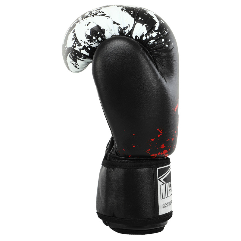 Рукавиці боксерські на липучці PVC MIKE TYSON VL-8448 10-14 унцій Чорний