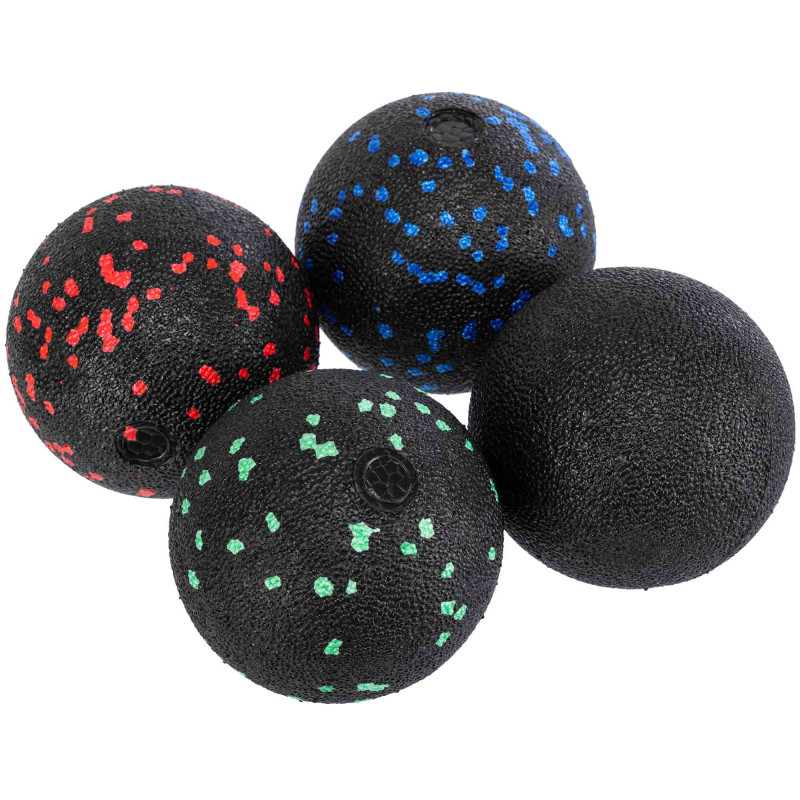 Йога ролер набір 3 в 1 (ролер, м'яч масажний, м'яч подвійний Duoball) Sport FI-1061