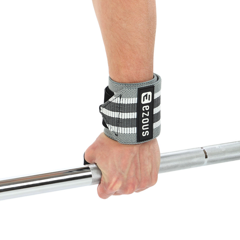 Бинти кистьові для жиму STRONG WRIST WRAPS EZOUS C-05 2штуки фіолетовий-чорний