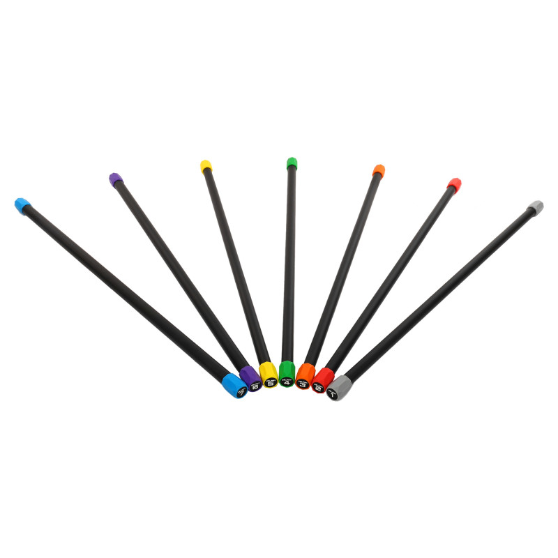 Бодібар Body Bar Zelart FI-4780-5 вага 5кг чорний-жовтий