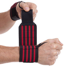 Бинти кистьові для жиму STRENGTH WRIST WRAPS Zelart TA-4861 2штуки