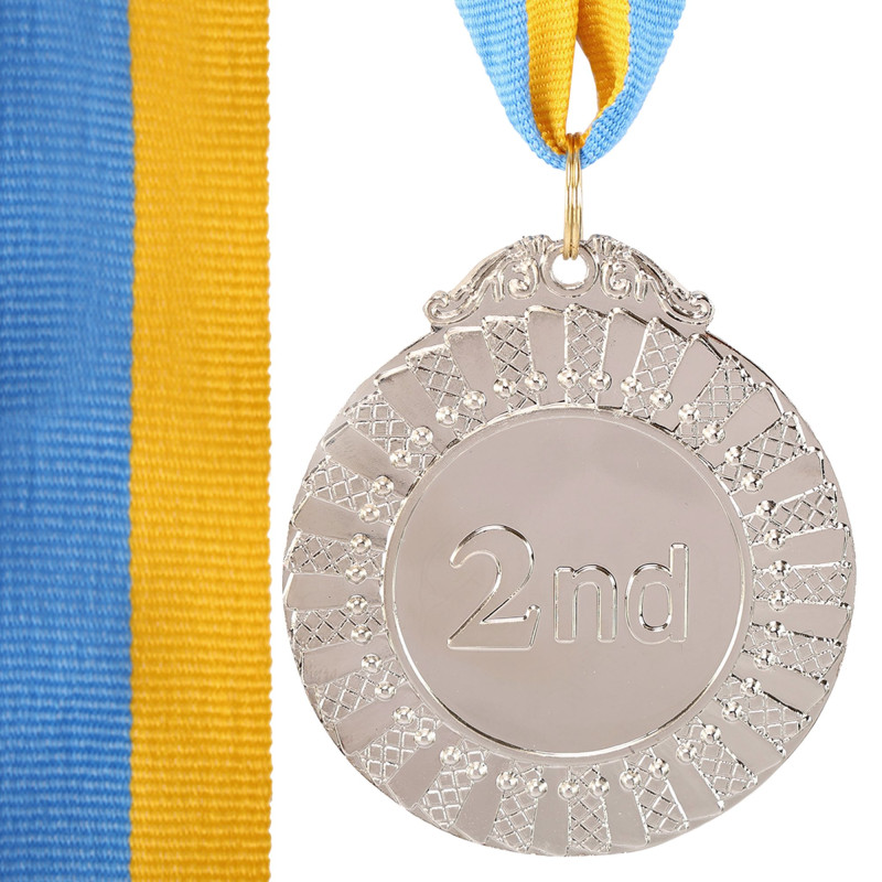 Медаль спортивна зі стрічкою Sport FLASH C-4328-ANG ø6,5см золото, срібло, бронза