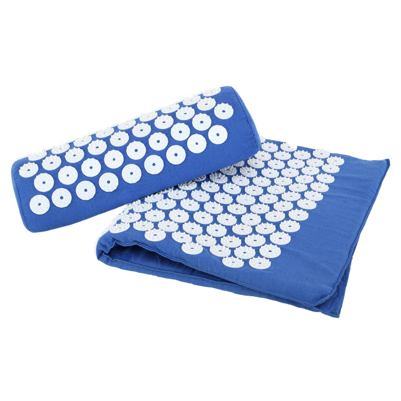Набір масажний акупунктурний Аплікатор Кузнєцова 2в1 килимок та валик Acupressure mat Sport FI-0134