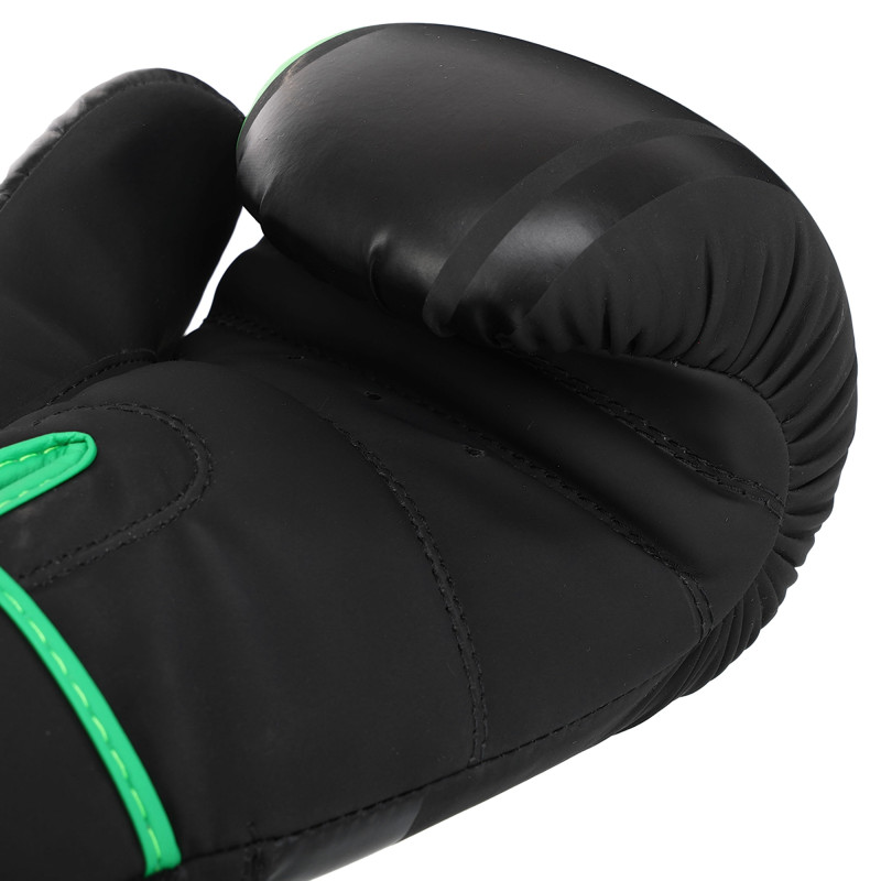 Рукавиці боксерські на липучці PU HARD TOUCH BO-4250 10-14 унцій Чорний-помаранчевий