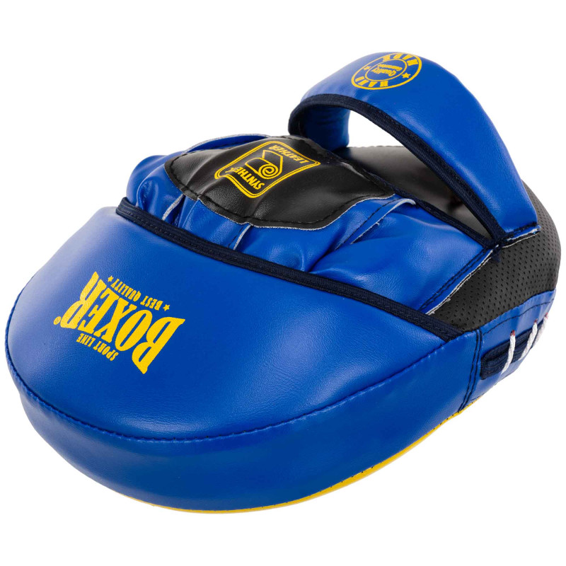 Лапа боксерська вигнута тренувальна Кожвініл BOXER Элит 2013-01 23х19х4,5см 2штуки