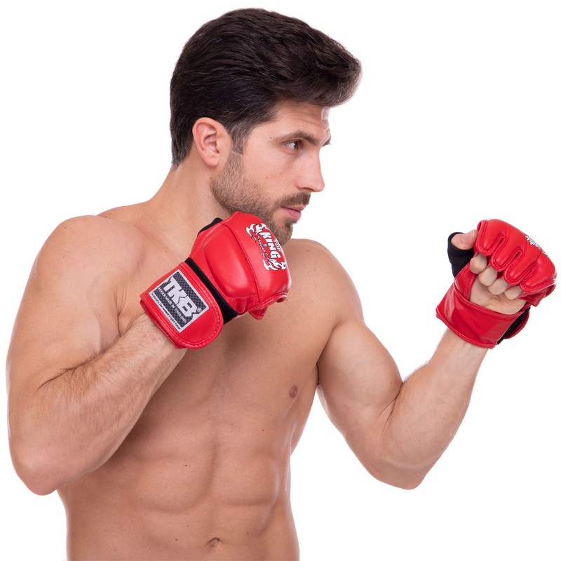 Рукавиці для змішаних єдиноборств MMA TOP KING Ultimate TKGGU S-XL Чорний