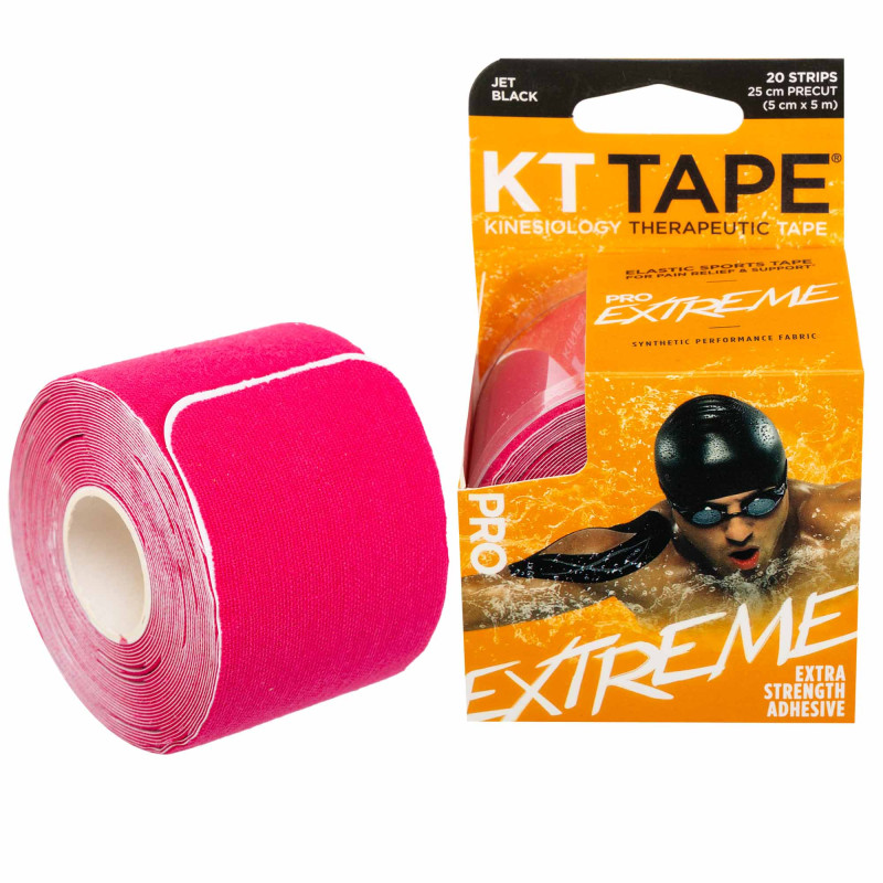 Кінезіо тейп нарізаний для обличчя та тіла Kinesio tape KTTP EXTREME FI-3627 20 штук