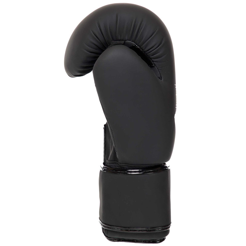 Рукавиці боксерські на липучці PU HARD TOUCH BO-4432 10-14 унцій Чорний-зелений
