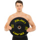 Бамперні диски гумові Bumper Plates Zelart TA-4790-15 51мм 15кг чорний-жовтий