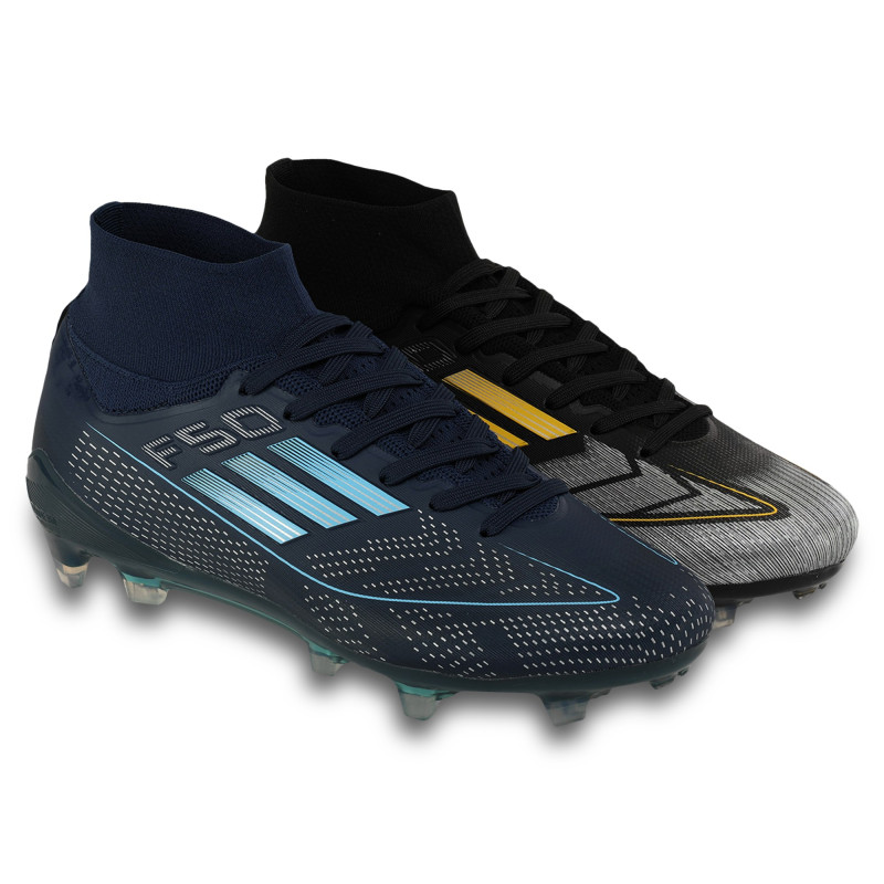 Бутси футбольні з носком Sport F50C-1-39-45 розмір 39-45 темно-синій
