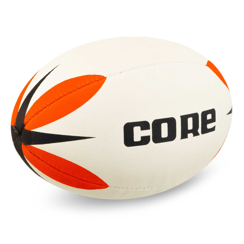 М'яч для регбі CORE R-5290-4 №4 білий-червоний