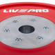 Бамперні диски гумові Bumper Plates LiveUp LP8335-25 ø50.5мм 25кг червоний