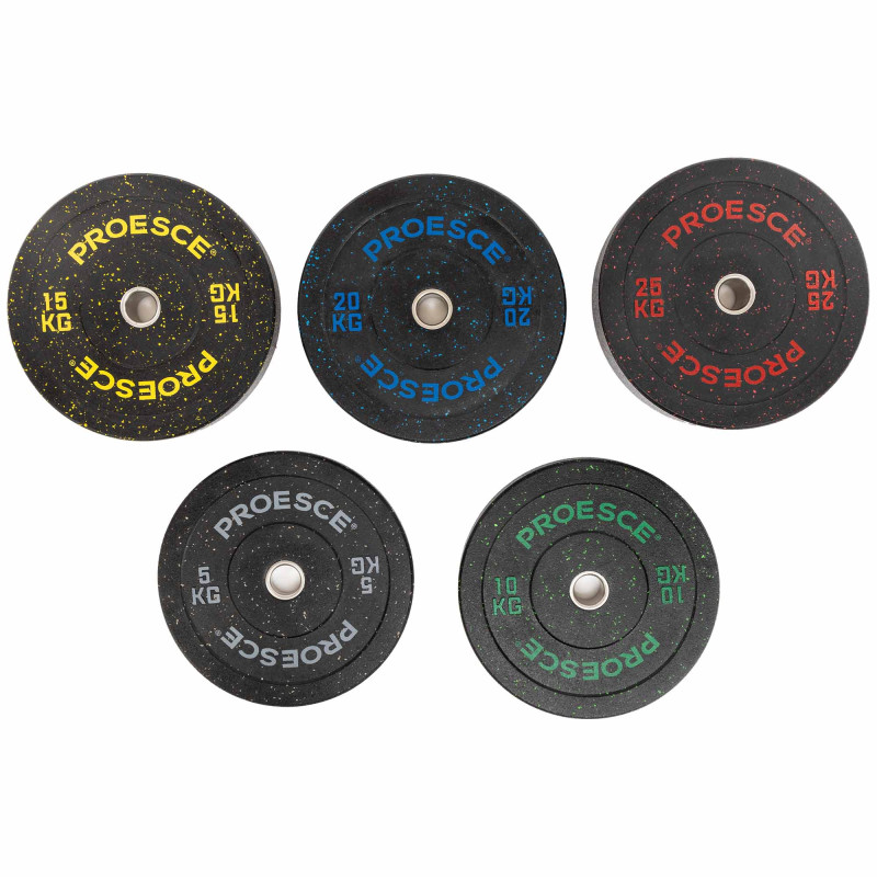 Бамперні диски із структурної гуми Bumper Plates Record TA-4782-20 51мм 20кг чорний-синій