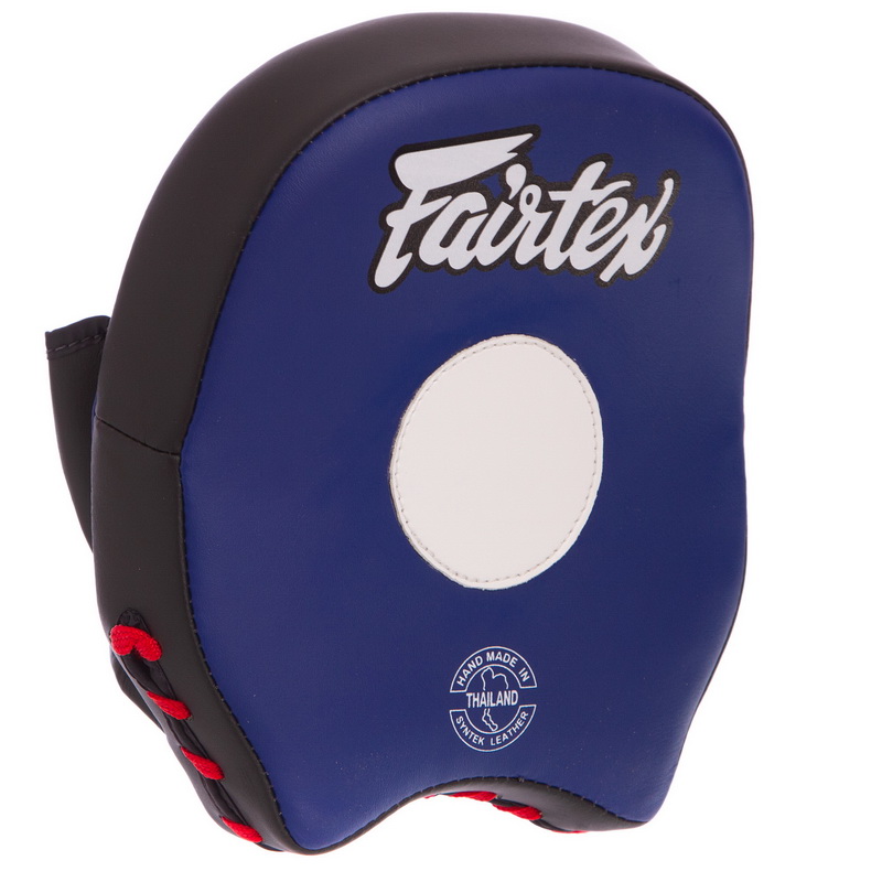 Міні-лапа боксерська вигнута тренувальна Кожвініл FAIRTEX FMV14 19x17x5см 2штуки