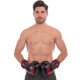 Рукавиці боксерські на липучці PU UFC Myau Thai Style UHK-69673 12 унцій чорний