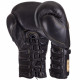 Рукавиці боксерські на шнурівці шкіряні UFC PRO Prem Lace Up UHK-75047 18унцій чорний