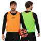 Манішка спортивна ігрова двостороння цільна Joma 101689-050 салатовий-помаранчевий