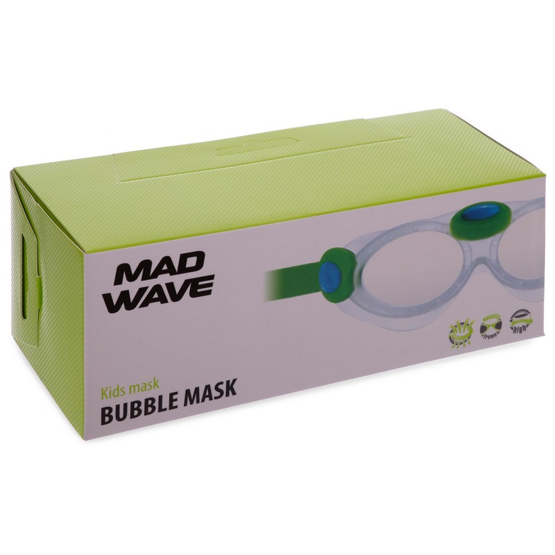 Окуляри-маска для плавання дитячі MadWave FLAME KIDS M046401