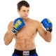 Рукавиці боксерські на липучці штучна шкіра BOXER NEW 2022-N 10-16 унцій Синій