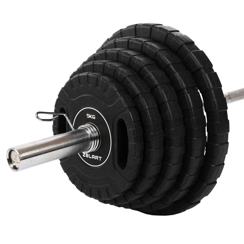 Блини диски CPU покриття 2 Handle металева втулка Zelart TA-3438-15 ø51мм 15кг чорний