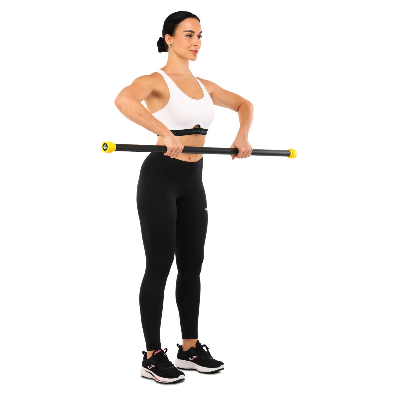 Бодібар Body Bar Zelart FI-4776-5 вага 5кг чорний-жовтий