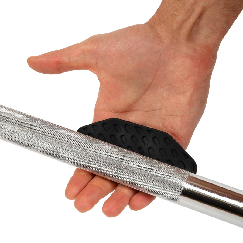 Накладки на долоні грипси Gym Grips для силових тренувань та турніка силіконові нековзні Sport TA-6742 2 шт чорний