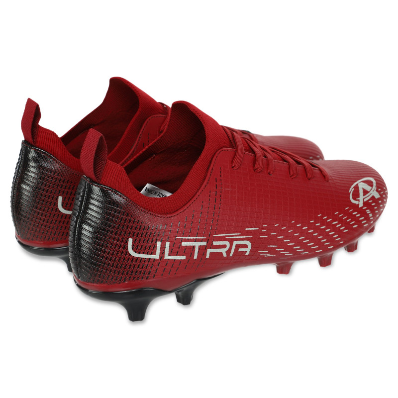 Бутси футбольні Pro Action PRO0402-9T розмір 40-45 бордовий-чорний
