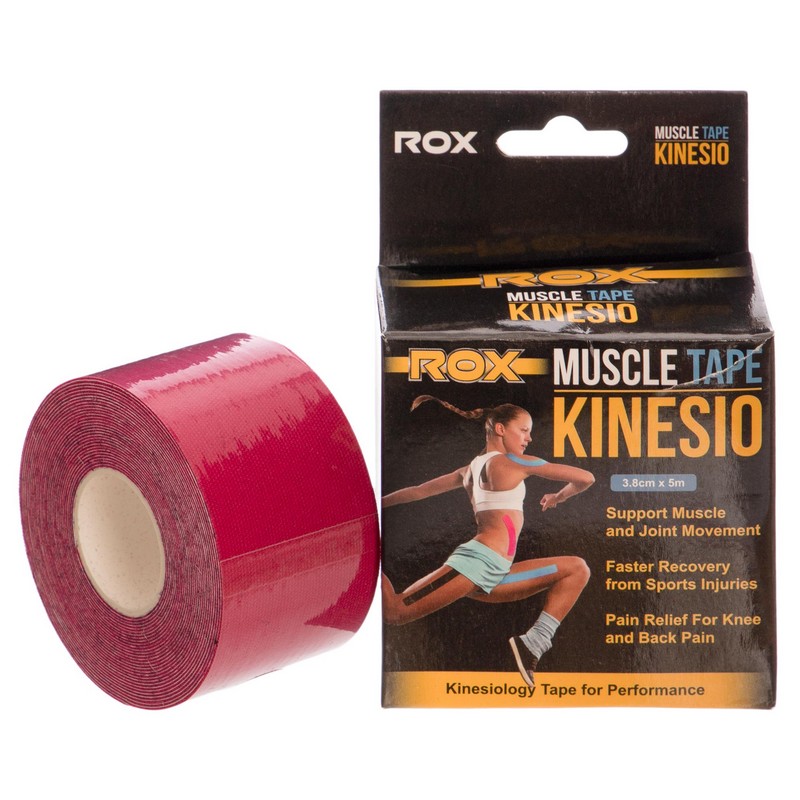 Кінезіо тейп для обличчя та тіла Kinesio tape ROX BC-5503-3_8 розмір 5м