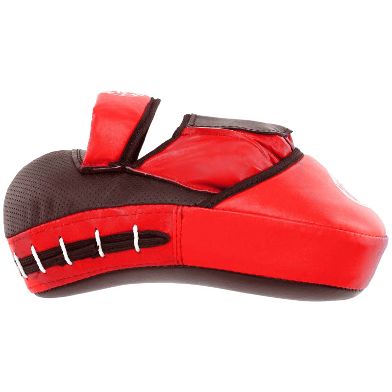 Лапа боксерська вигнута тренувальна шкіра BOXER 2012-01 элит 23х19х4,5см 2штуки