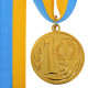 Медаль спортивна зі стрічкою Sport WREATH C-1489-5 ø5см золото, срібло, бронза