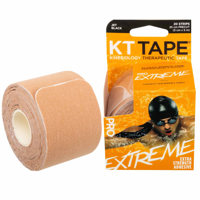Кінезіо тейп нарізаний для обличчя та тіла Kinesio tape KTTP EXTREME FI-3627 20 штук