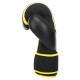 Рукавиці боксерські на липучці PU HARD TOUCH BO-4250 10-14 унцій Чорний-помаранчевий