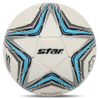 М'яч футбольний STAR SPORTS 550 L101 SB8235 №5 PU білий-блакитний