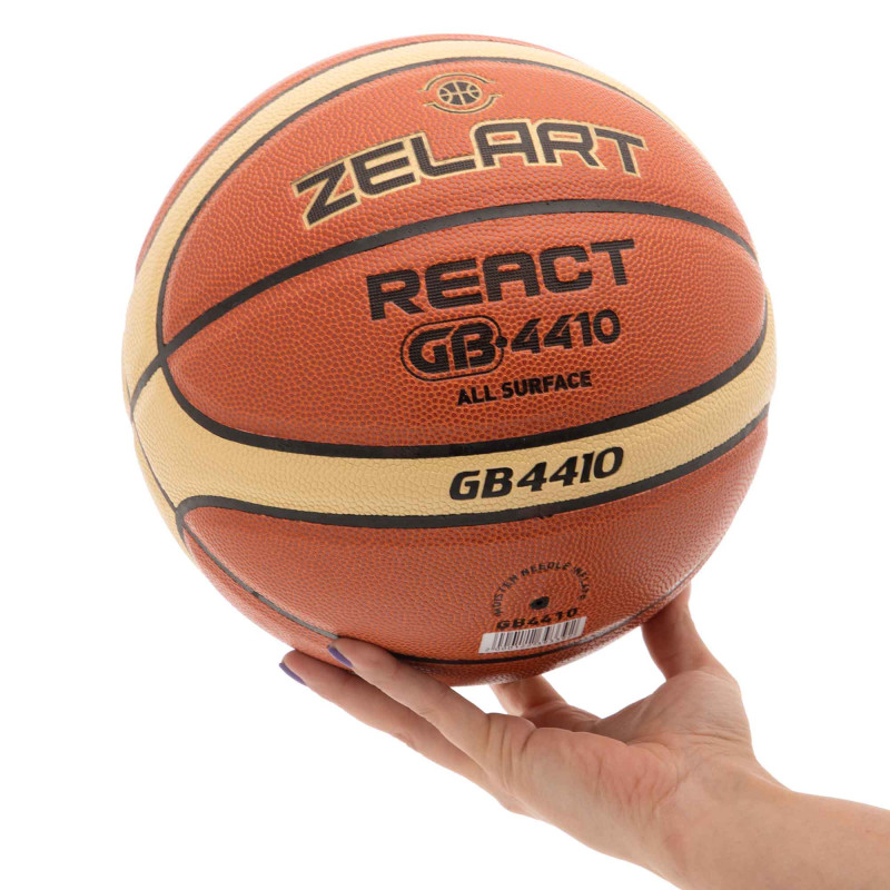 М'яч баскетбольний ZELART REACT GB4410 розмір 6