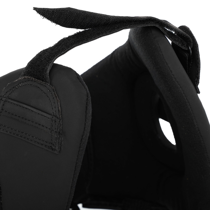 Шолом боксерський відкритий PU HARD TOUCH BO-4240 S-XL Чорний-жовтий