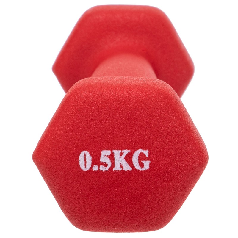 Гантель для фітнесу неопреновий Sport TA-0001-0_5 1шт 0,5кг
